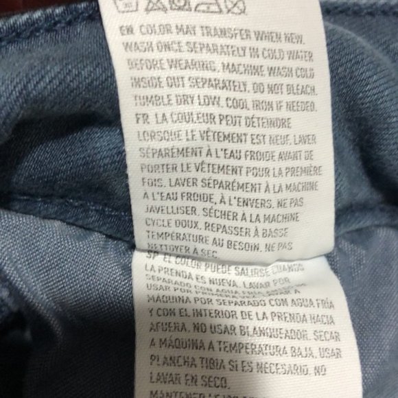 American Eagle Outfitters Blue/gray Jean Shorts Size: 2 - Picture 6 of 10